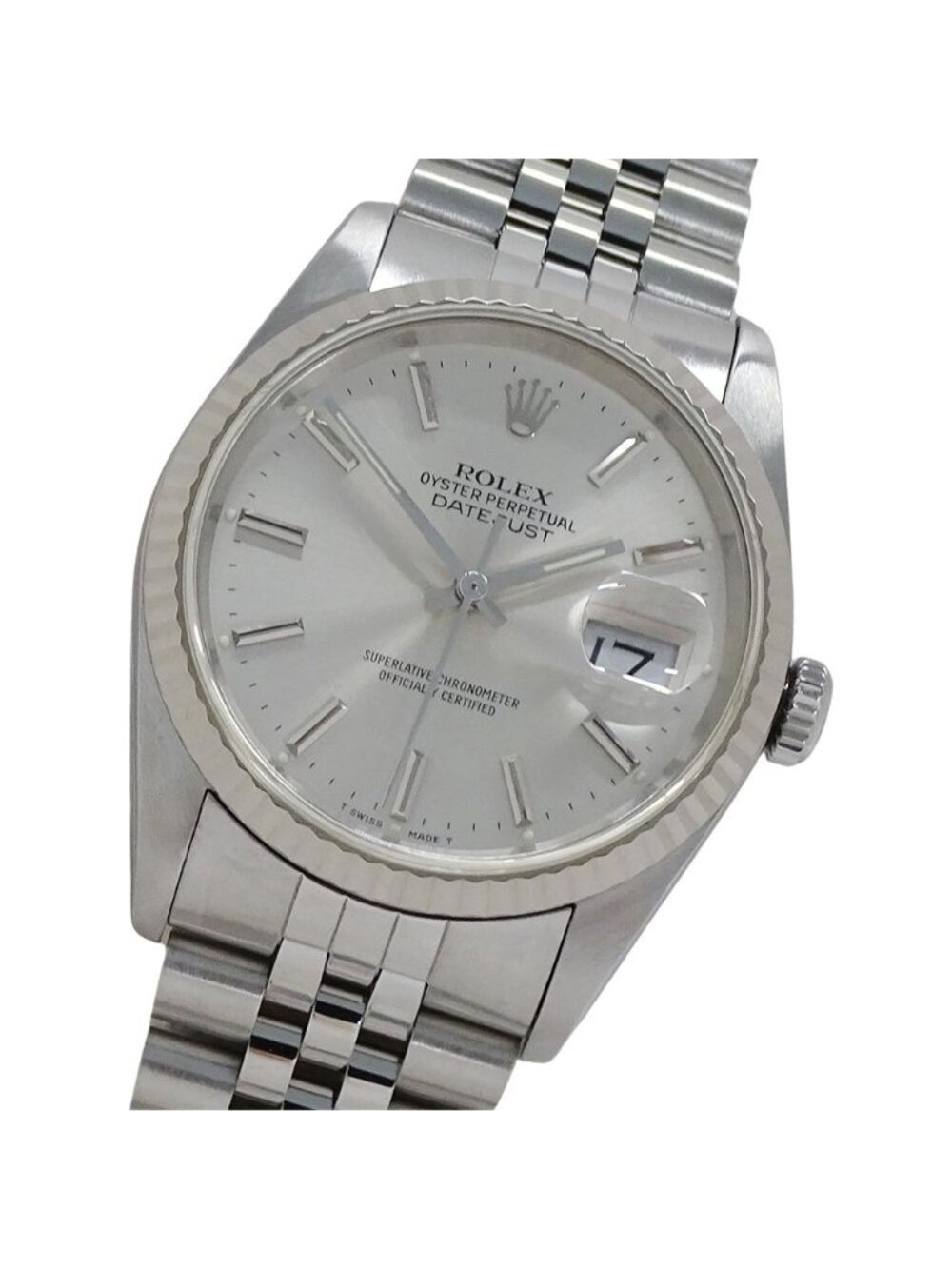 Rolex Datejust L Watch Automatic Winding at Stainless Steel White Gold WG